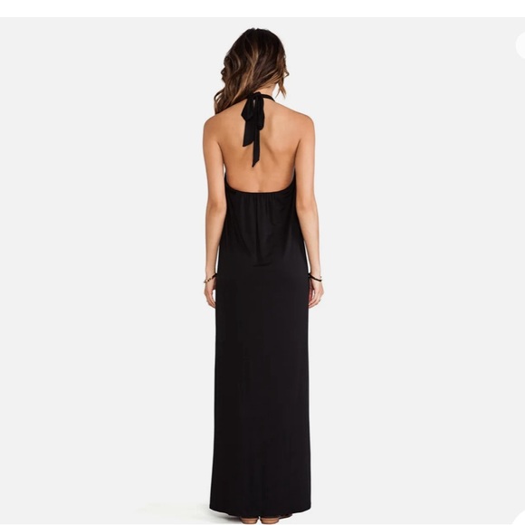 Ella Moss Tie Neck Maxi Sage Green Sz XS - Picture 7 of 8